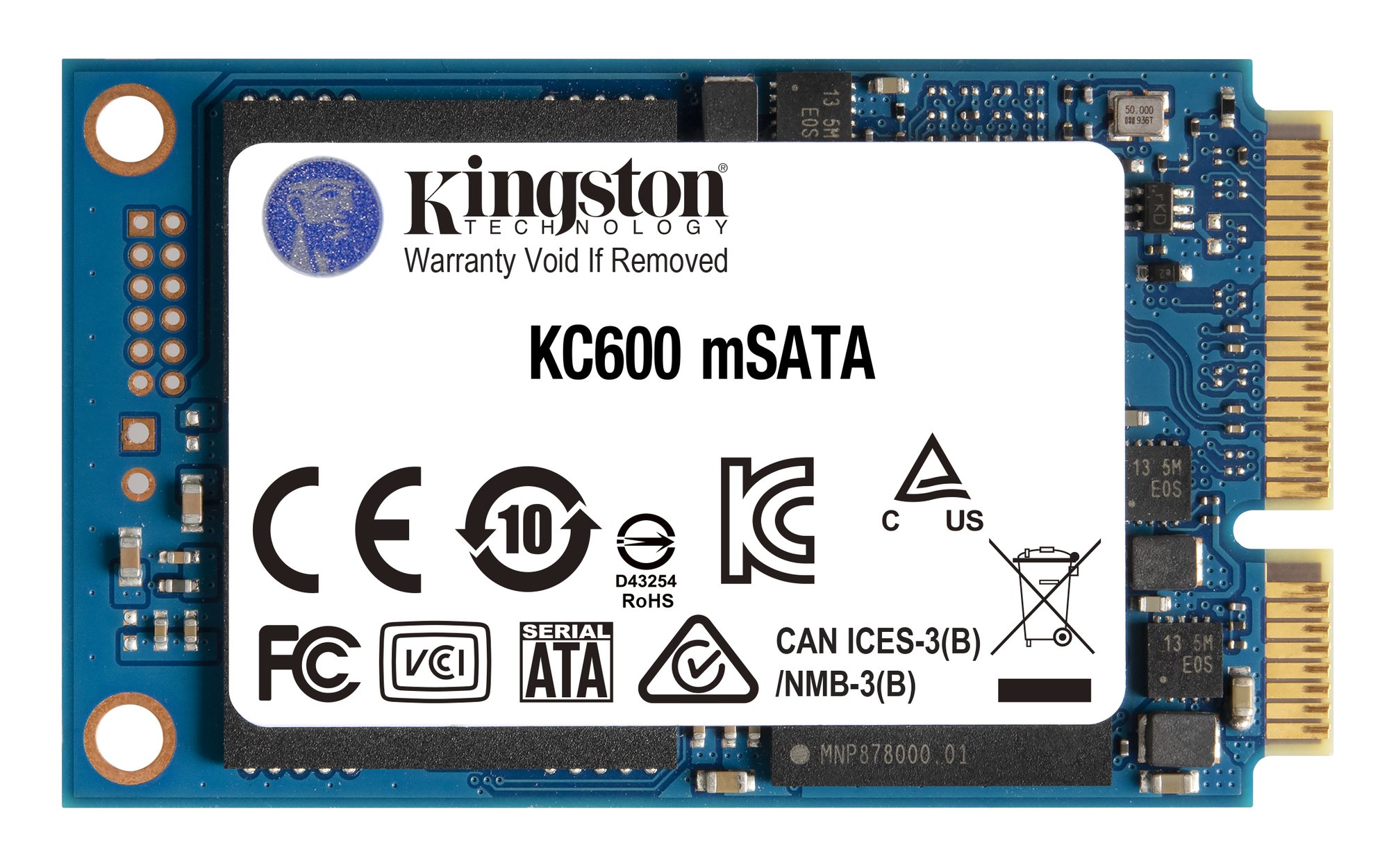 KINGSTON 1024GB KC600MS SATA3 mSATA SSD ONLY DRIV KINGSTON — view 2