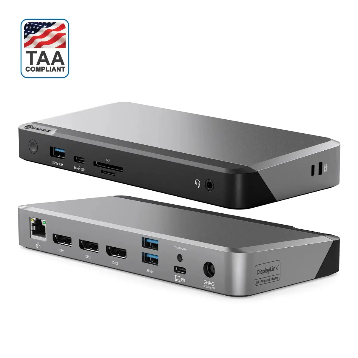 ALOGIC UNIVERSAL TRIPLE 4KDOCKING STATION 100W ALOGIC — view 2