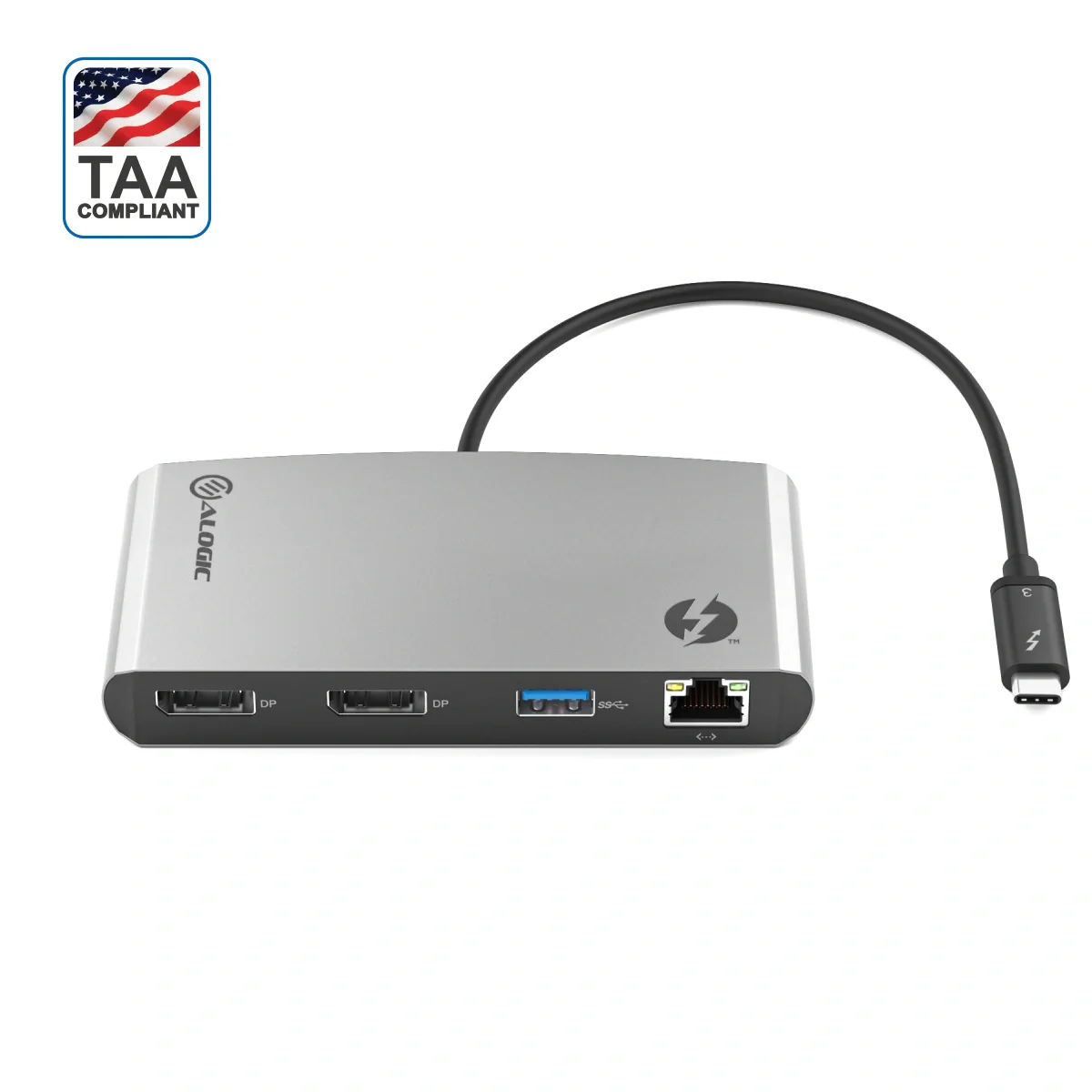 ALOGIC THUNDERBOLT3 DUAL DOCKING STATION 4K ALOGIC — view 2