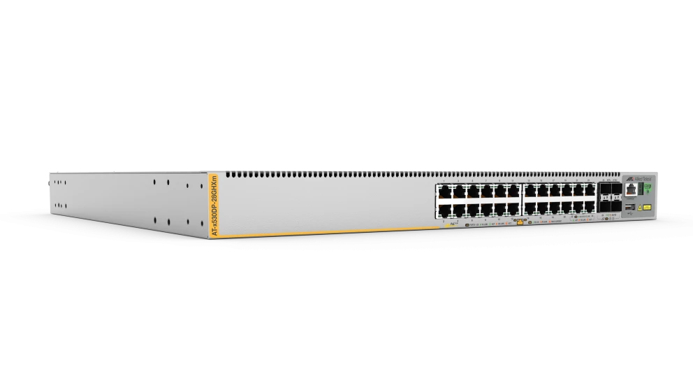 ALLIED TELESIS L3 Stack Switch 20x 10/100/1000 T PoE++ ALLIED TELESIS — view 2