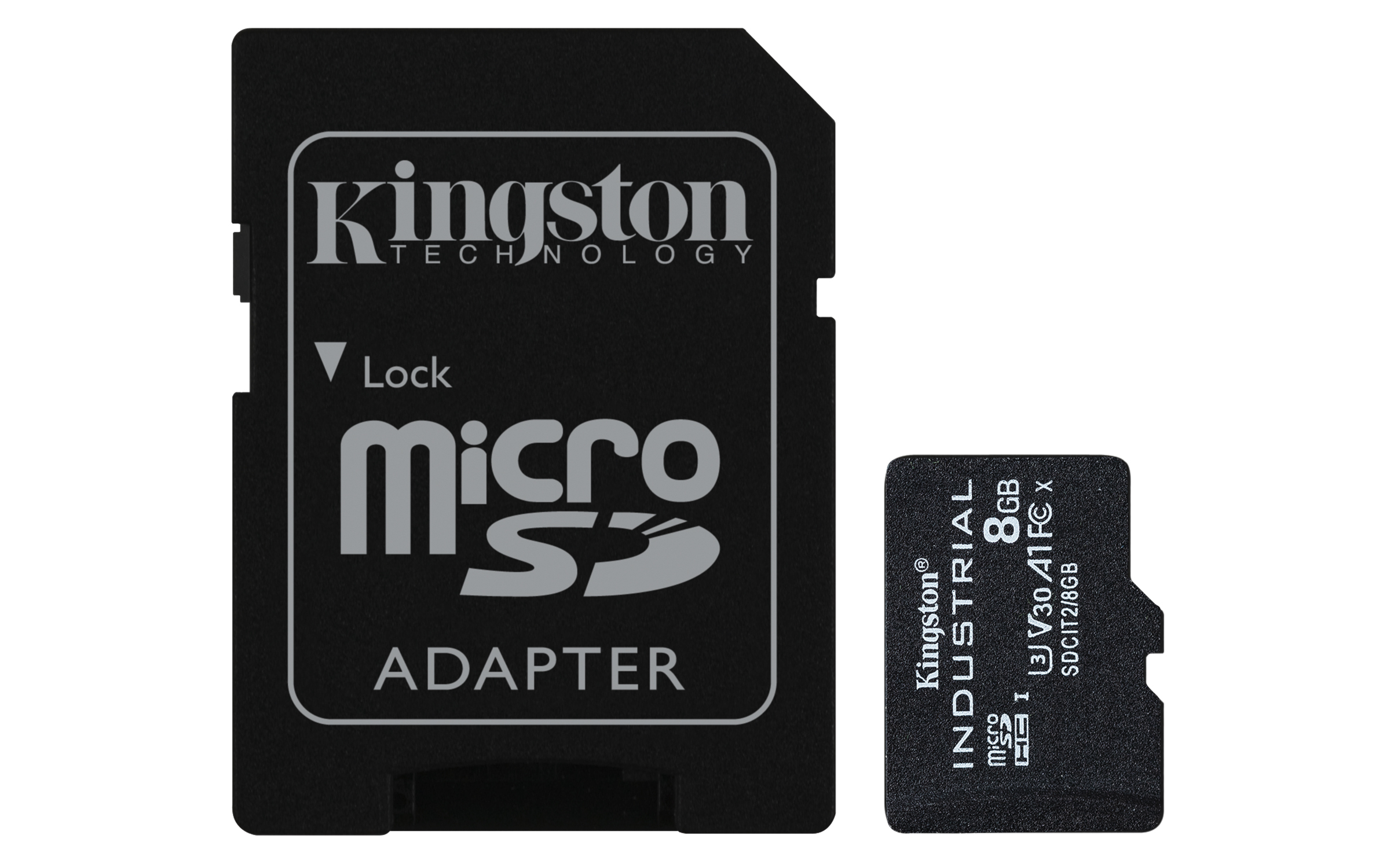 KINGSTON 8GB microSDHC Industrial C10 A1 pSLC Car KINGSTON — view 2