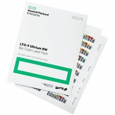 Hewlett Packard Enterprise HPE LTO-9 RW Bar Code Label Pack Hewlett Packard Enterprise — view 2