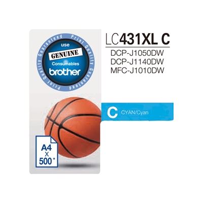 BROTHER LC431XLC XL CYAN INK BROTHER — view 2