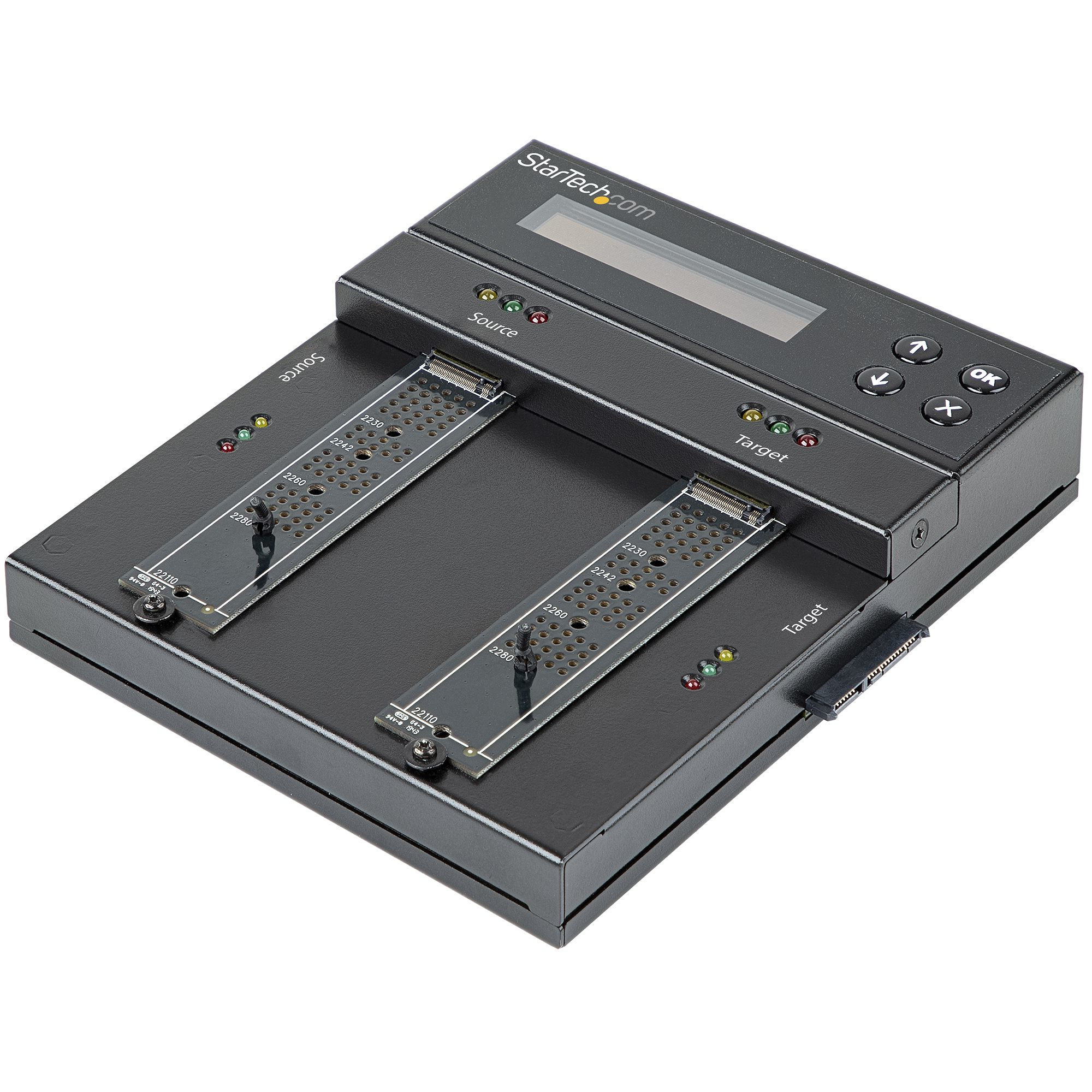 StarTech.com Standalone M.2 SATA M.2 NVMe Duplicator StarTech.com — view 2