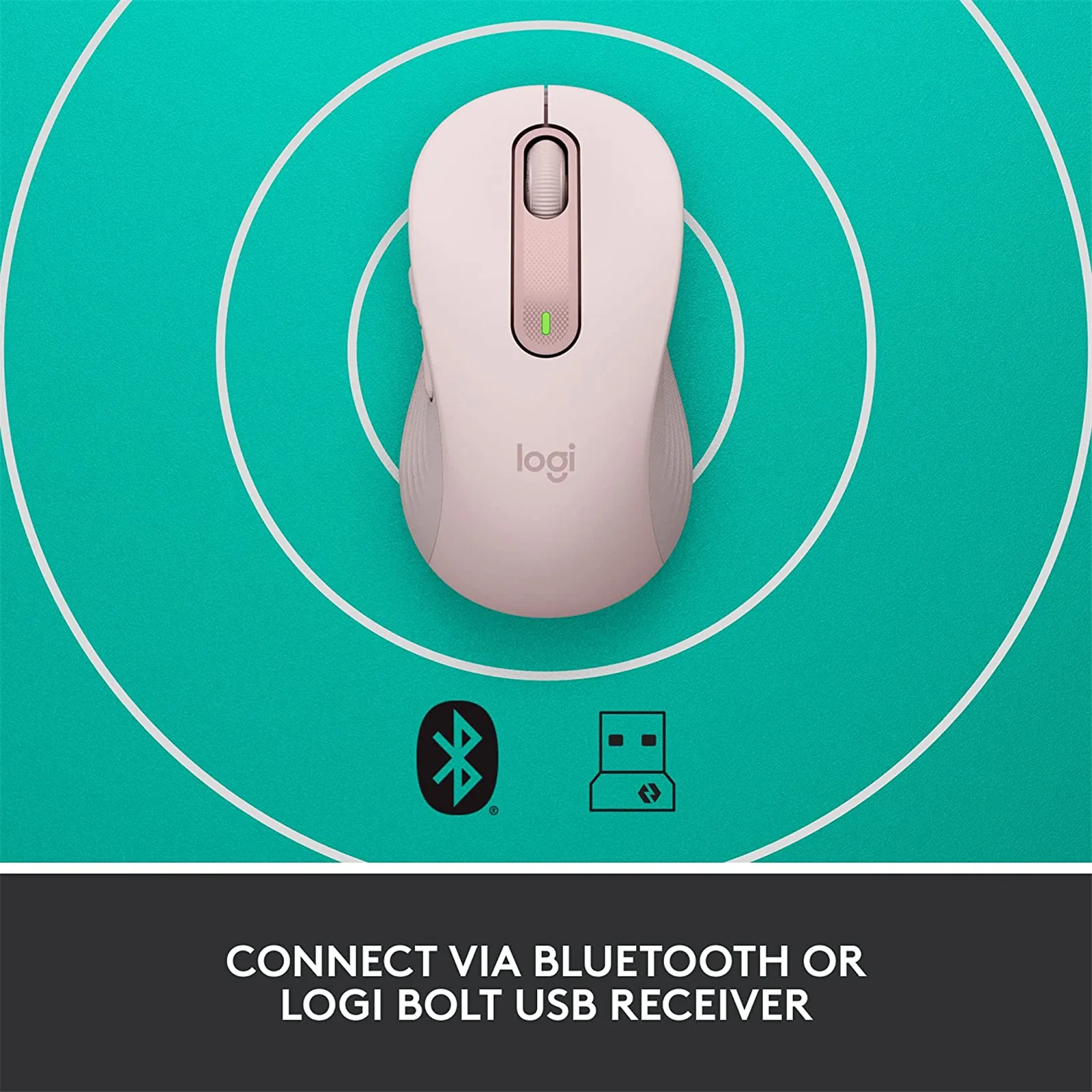 LOGITECH SIGNATURE M650 WIRELESS MOUSE - ROSE LOGITECH — view 2