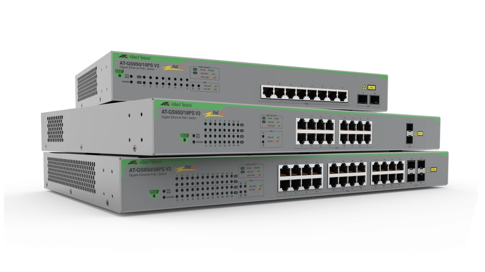ALLIED TELESIS 8 PORT 10/100/1000T 8 POE+ 2 SFP COMBO ALLIED TELESIS — view 2