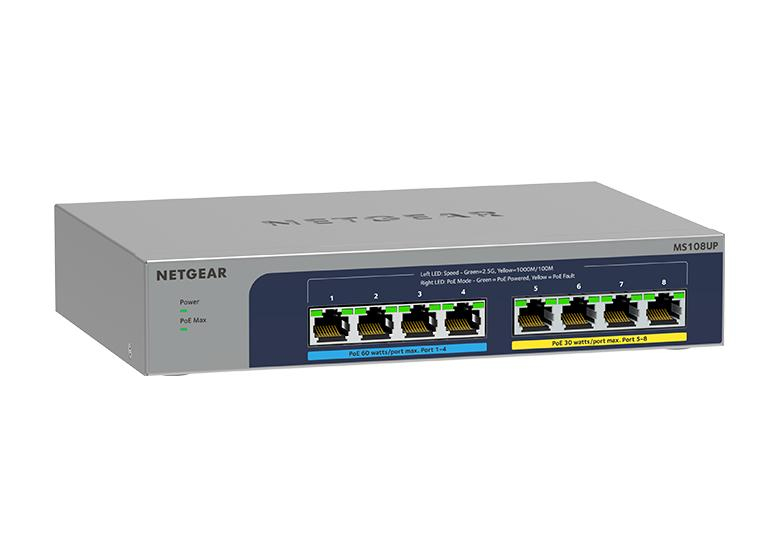 NETGEAR 8PRT ULTR60 POE MULTIGB(2.5G) ETHR SWTCH NETGEAR — view 2