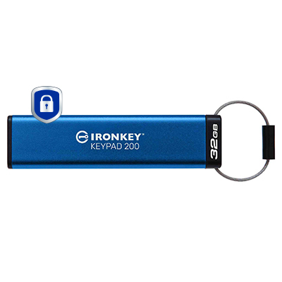 KINGSTON 32GB IronKey Keypad 200 AES-256 Encryp KINGSTON — view 2