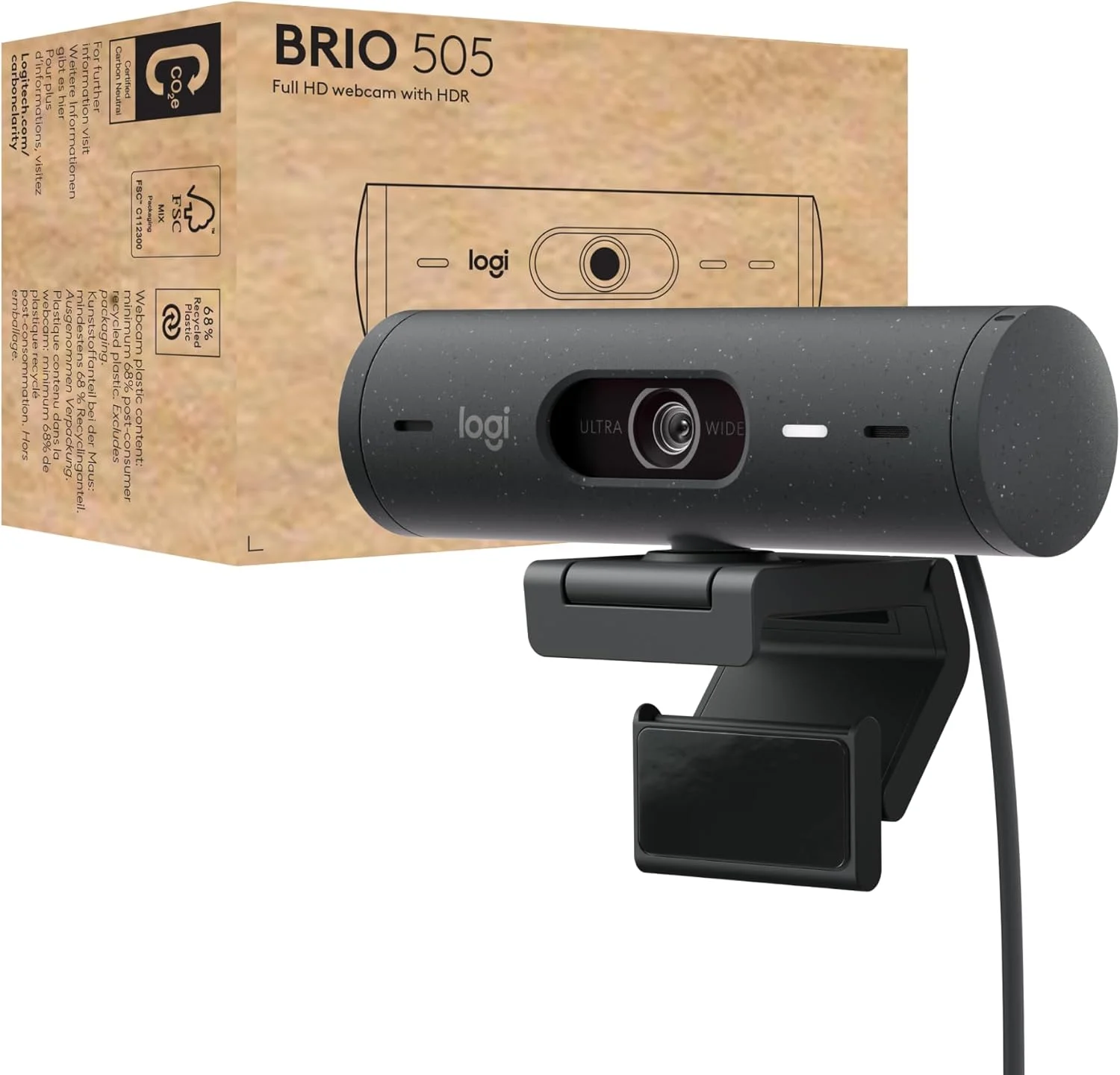 LOGITECH BRIO 505 - GRAPHITE LOGITECH — view 2