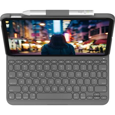 LOGITECH Slim Folio for iPad 10th 11th gen Grey LOGITECH — view 2