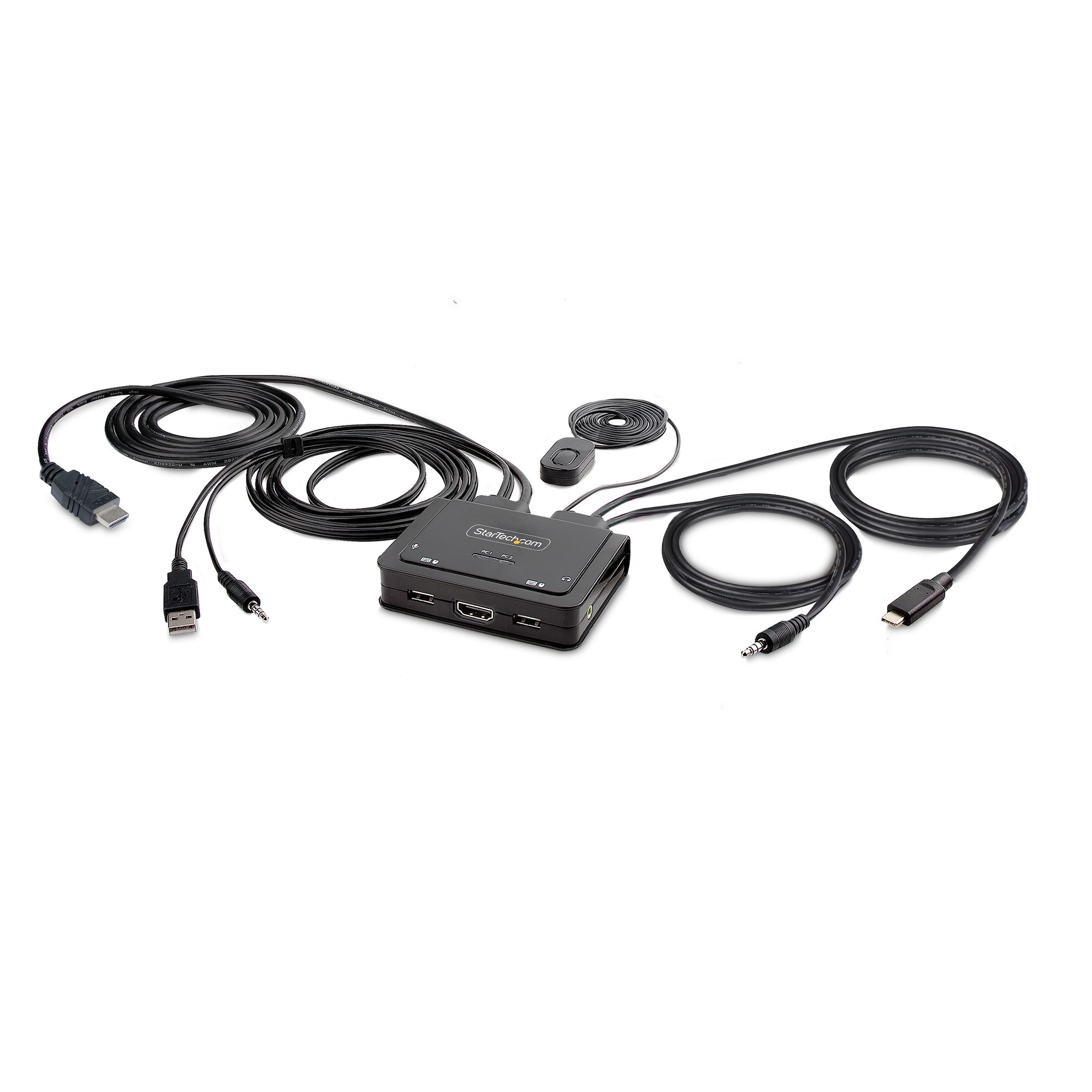 StarTech.com 2-PORT HYBRID CABLE KVM SWITCH 4K HDMI StarTech.com — view 2