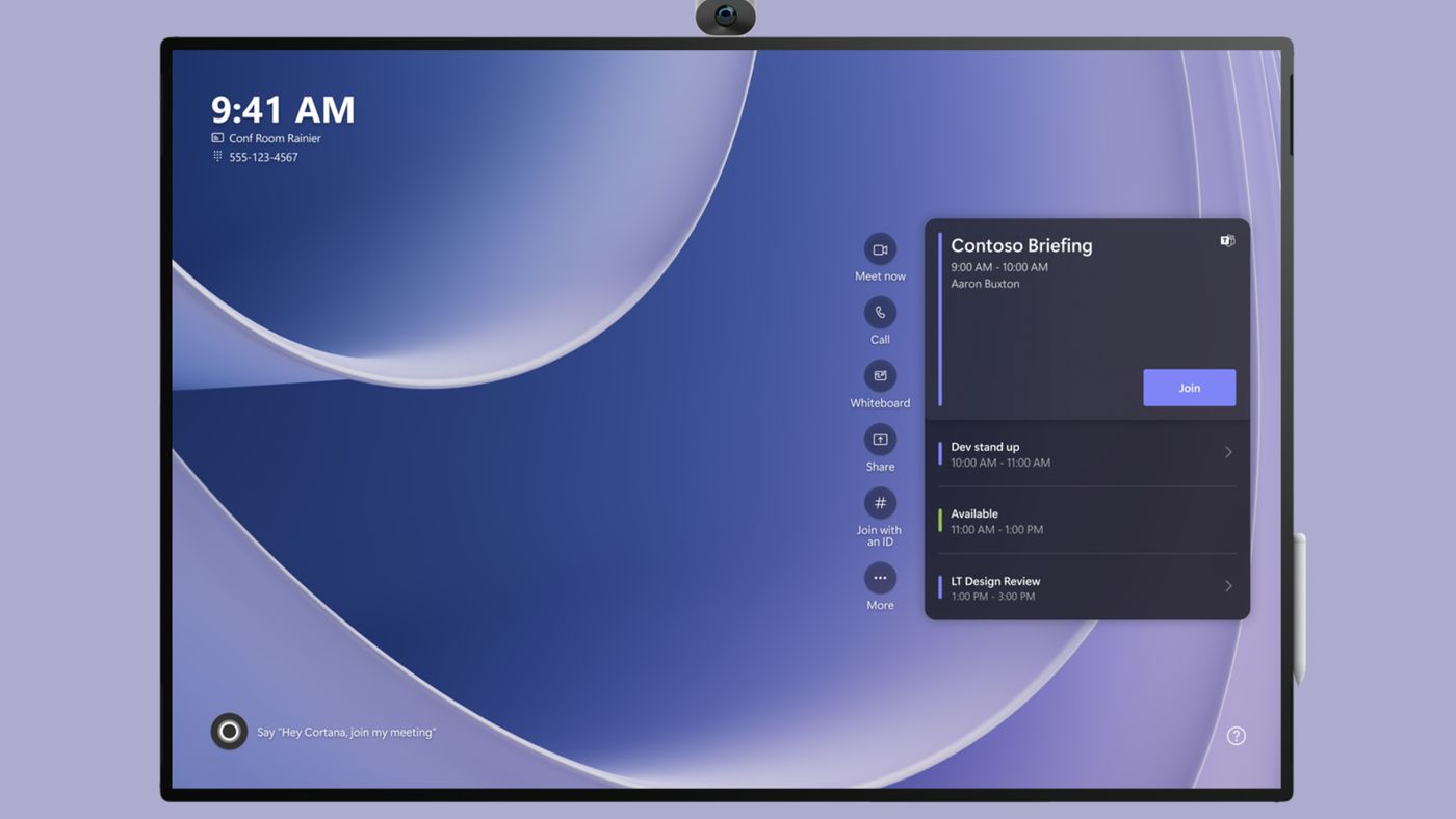 Surface Hub 3 85 inch Commercial Microsoft — view 2