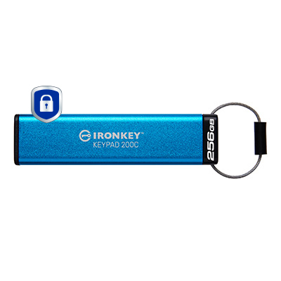 KINGSTON 256GB USB-C IronKey Keypad 200C FIPS Lvl KINGSTON — view 2