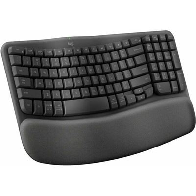 LOGITECH WAVE KEYS WLESS ERGONOMIC KB - GRAPHITE LOGITECH — view 2
