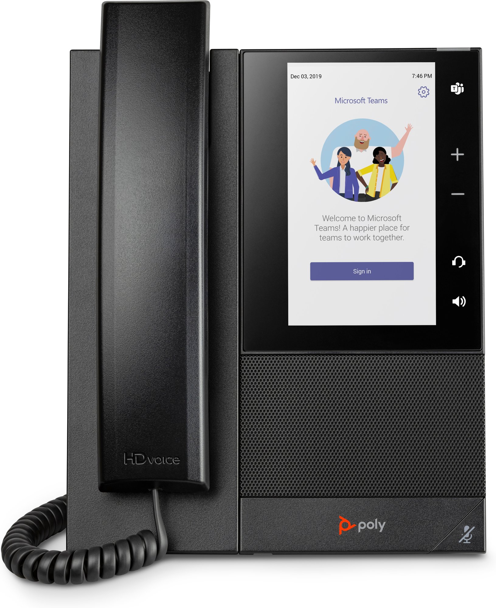 HP CCX 500 BUSINESS MEDIA PHONE POE NO PSU HP — view 2