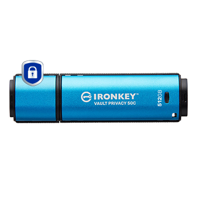 KINGSTON 512GB USB-C IronKey Vault Privacy 50C 19 KINGSTON — view 2