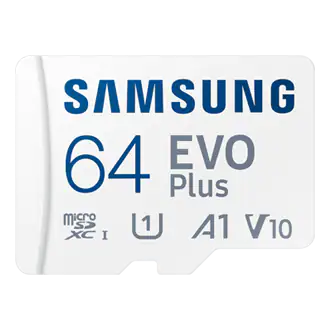 SAMSUNG Micro SD Card 64GB EVO PLUS/w Adapter SAMSUNG — view 2