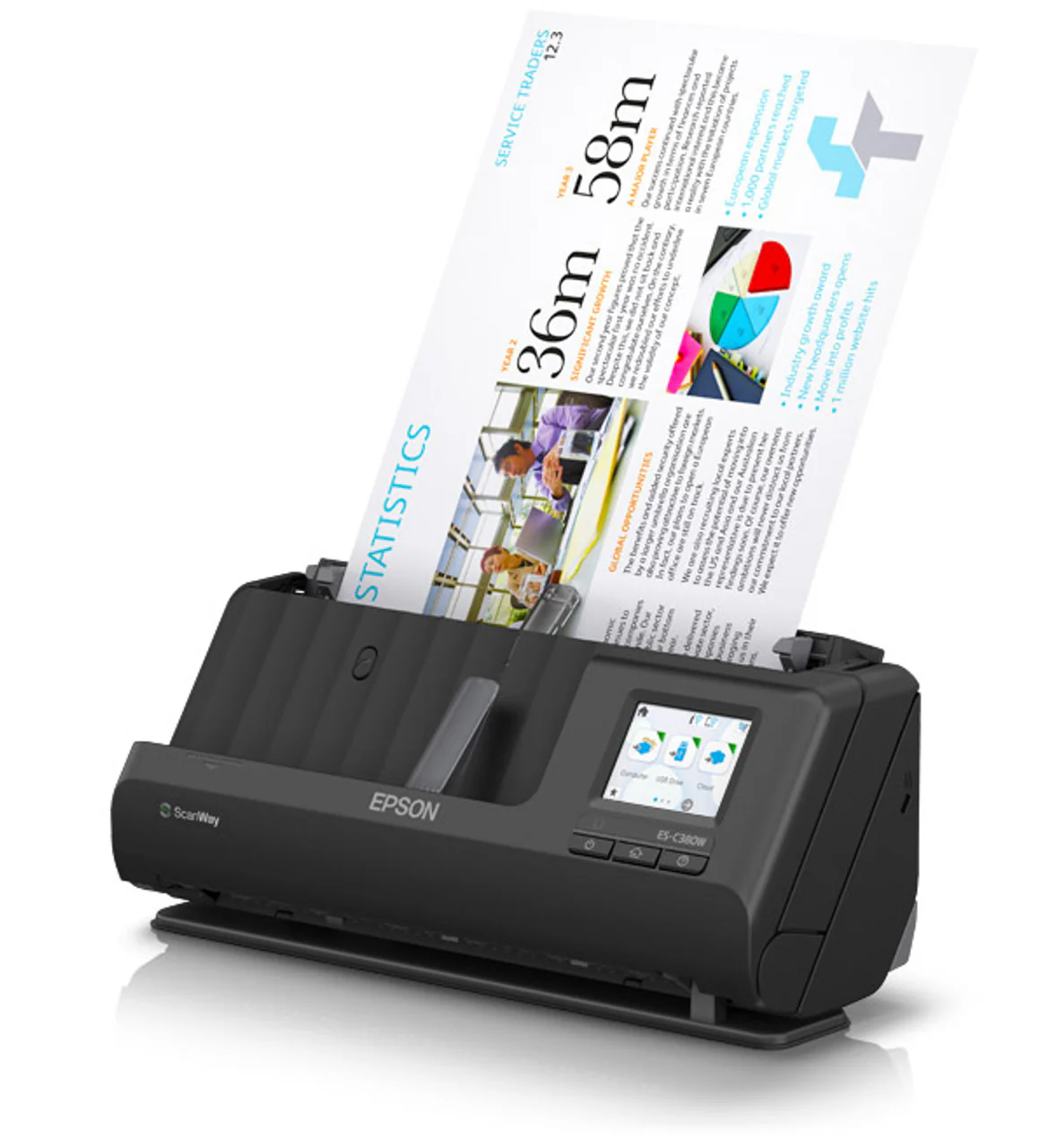 EPSON ES-C380W Scanner EPSON — view 2