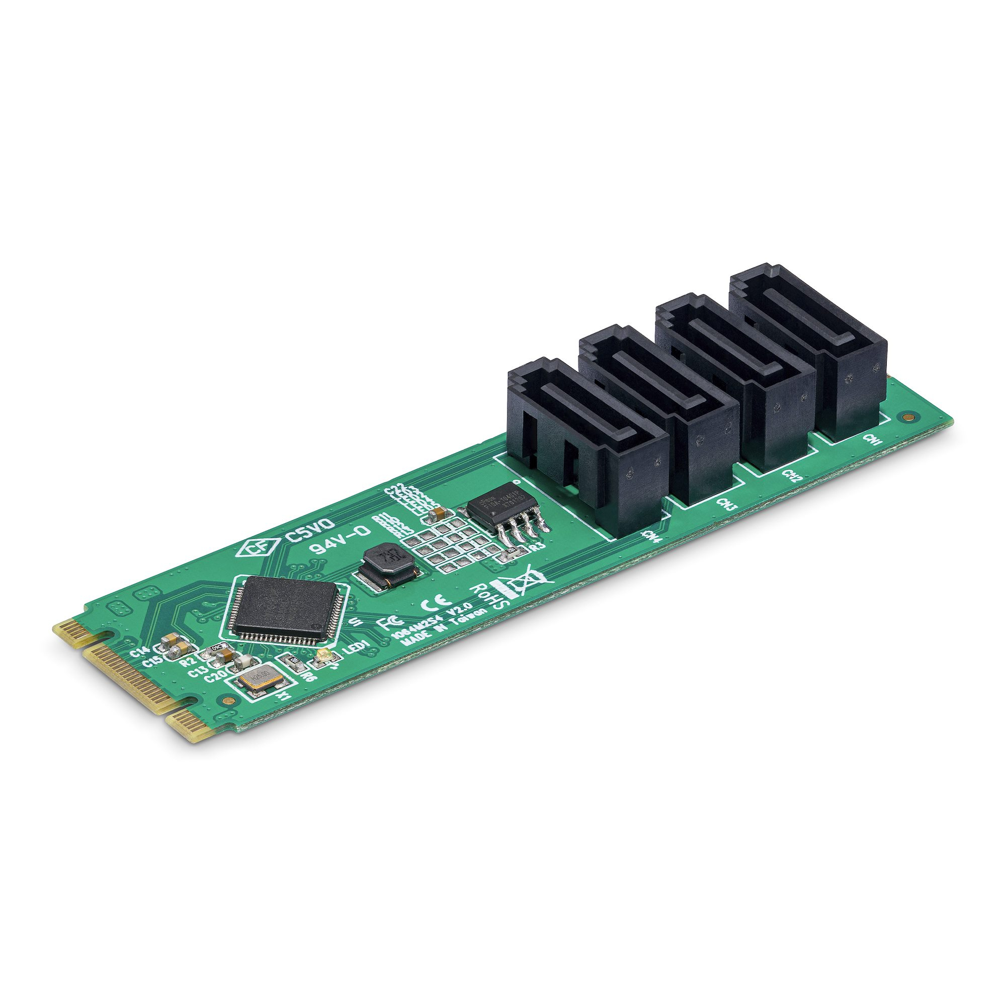 StarTech.com 4-Port M.2 to SATA Adapter Card StarTech.com — view 2