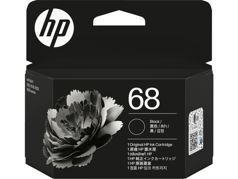 HP 68 BLACK ORIGINAL INK CARTRIDGE HP — view 2