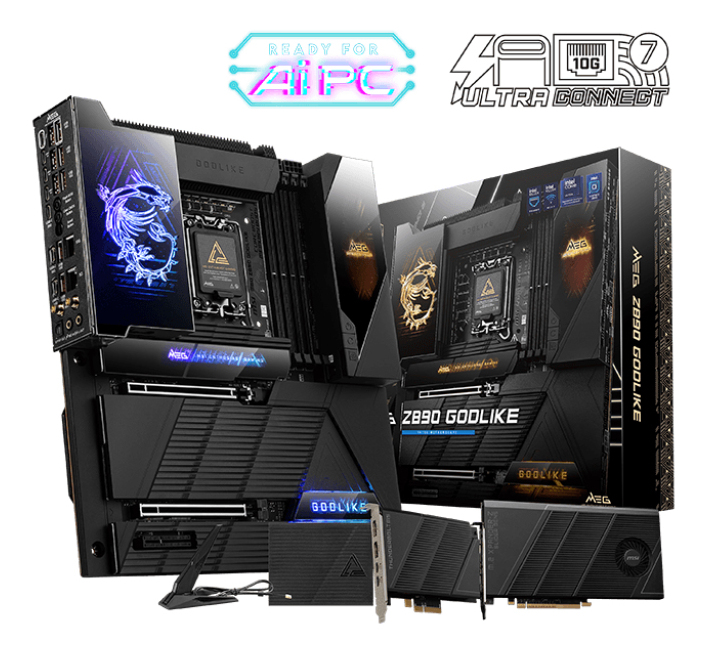 MSI MEG Z890 GODLIKE MSI — view 2