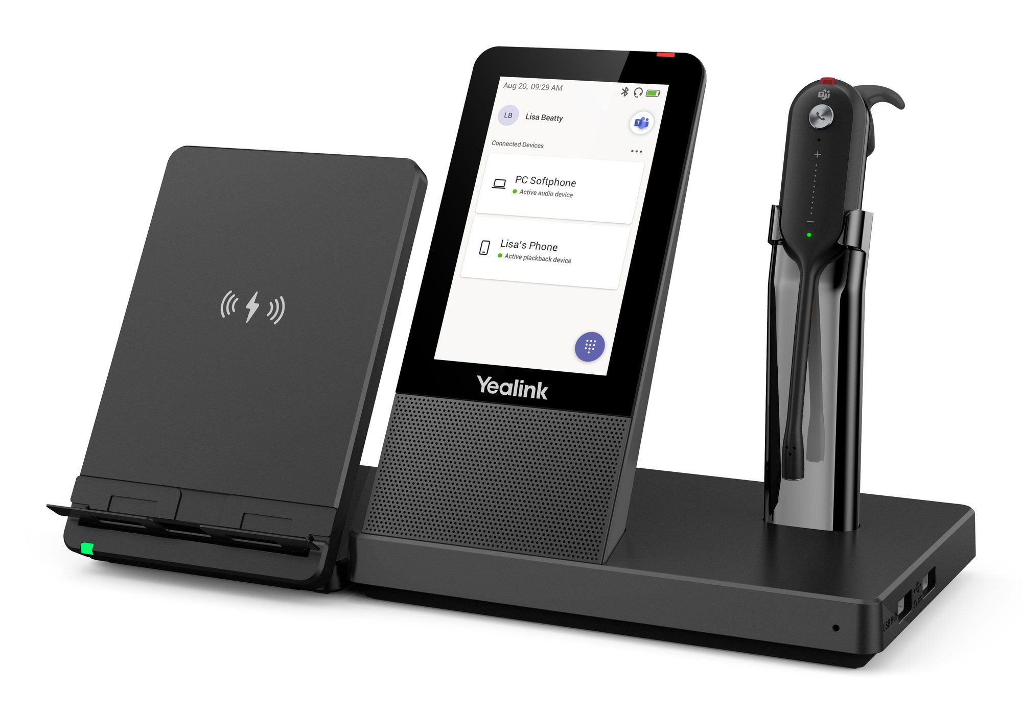YEALINK WH67 TEAMS PREMIER DECT WIRELESS HS YEALINK — view 2