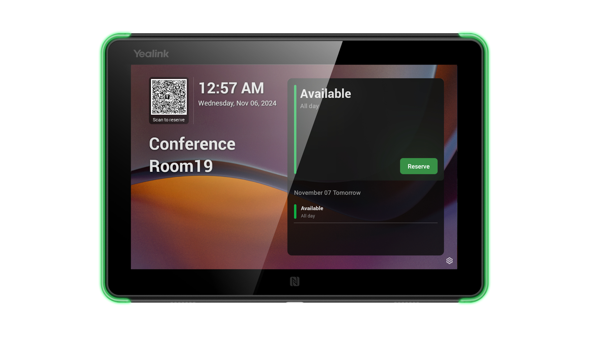 YEALINK 8-inch LCD RoomPanel E2 YEALINK — view 2