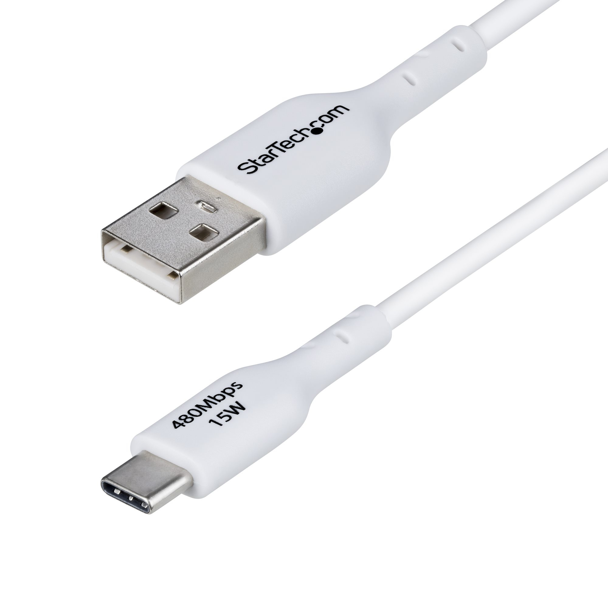 StarTech.com 1m USB-A to USB-C Charging Cable White StarTech.com — view 2