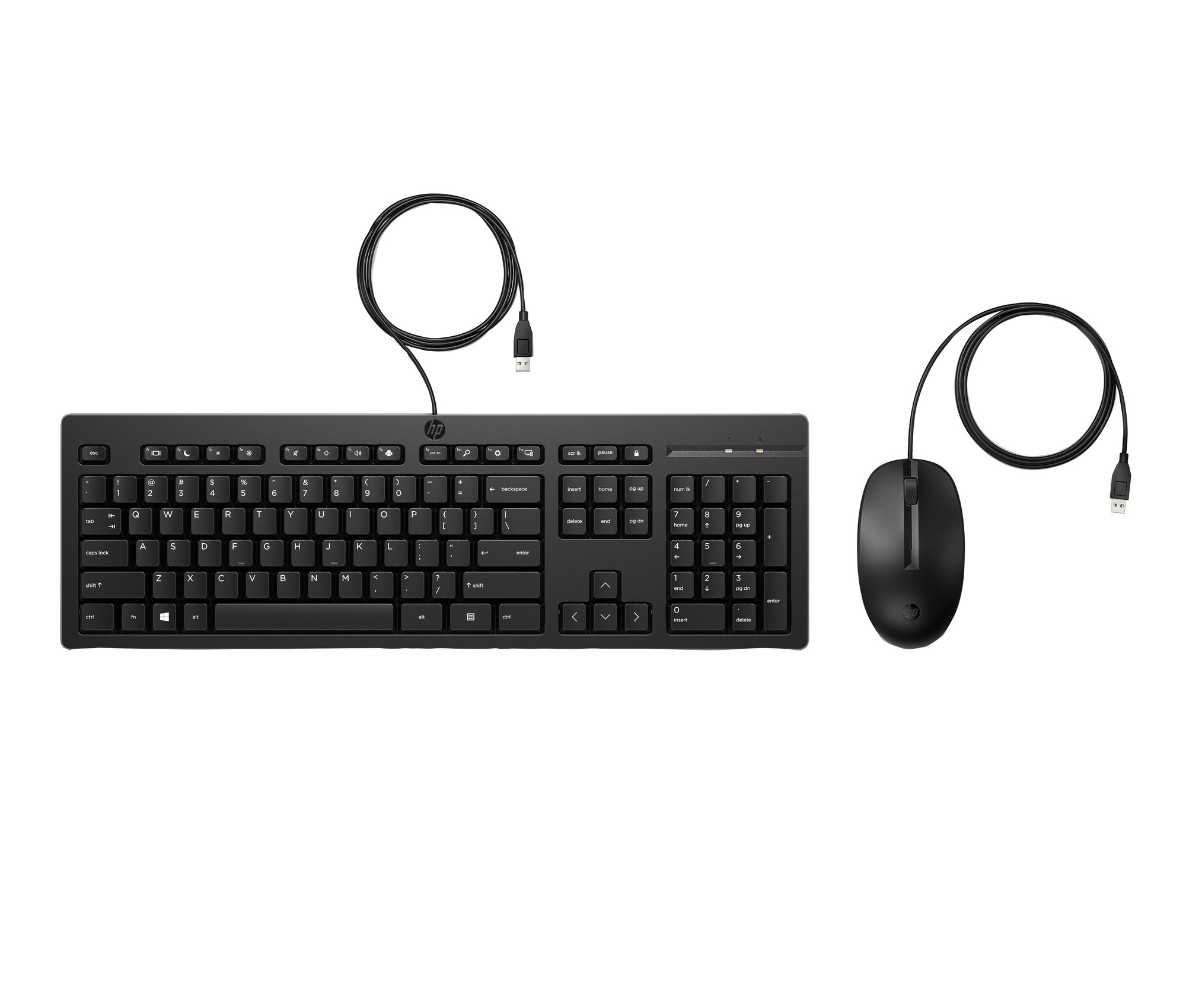 HP 225 Wired Mouse and KB G2 HP — view 2