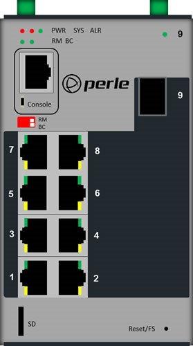 PERLE IDS-409-1SFP Ethernet Switch PERLE — view 2