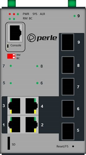 PERLE IDS-509-5SFP Ethernet Switch PERLE — view 2
