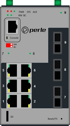 PERLE IDS509F3C2SD20MD2 Eth Switch PERLE — view 2