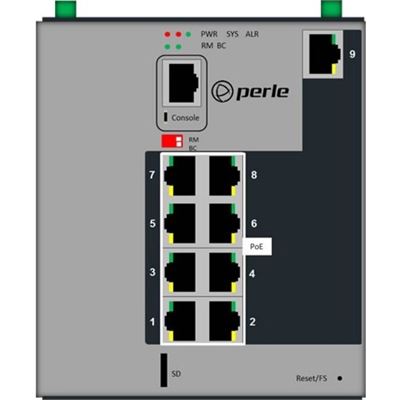 PERLE IDS-509PP8-XT Ethernet Switch PERLE — view 2
