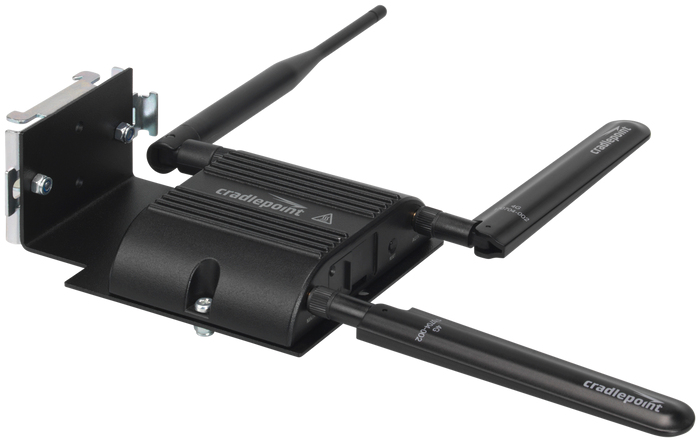 RACKMOUNT.IT DIN-mount Cradlepoint IBR200 RACKMOUNT.IT — view 2