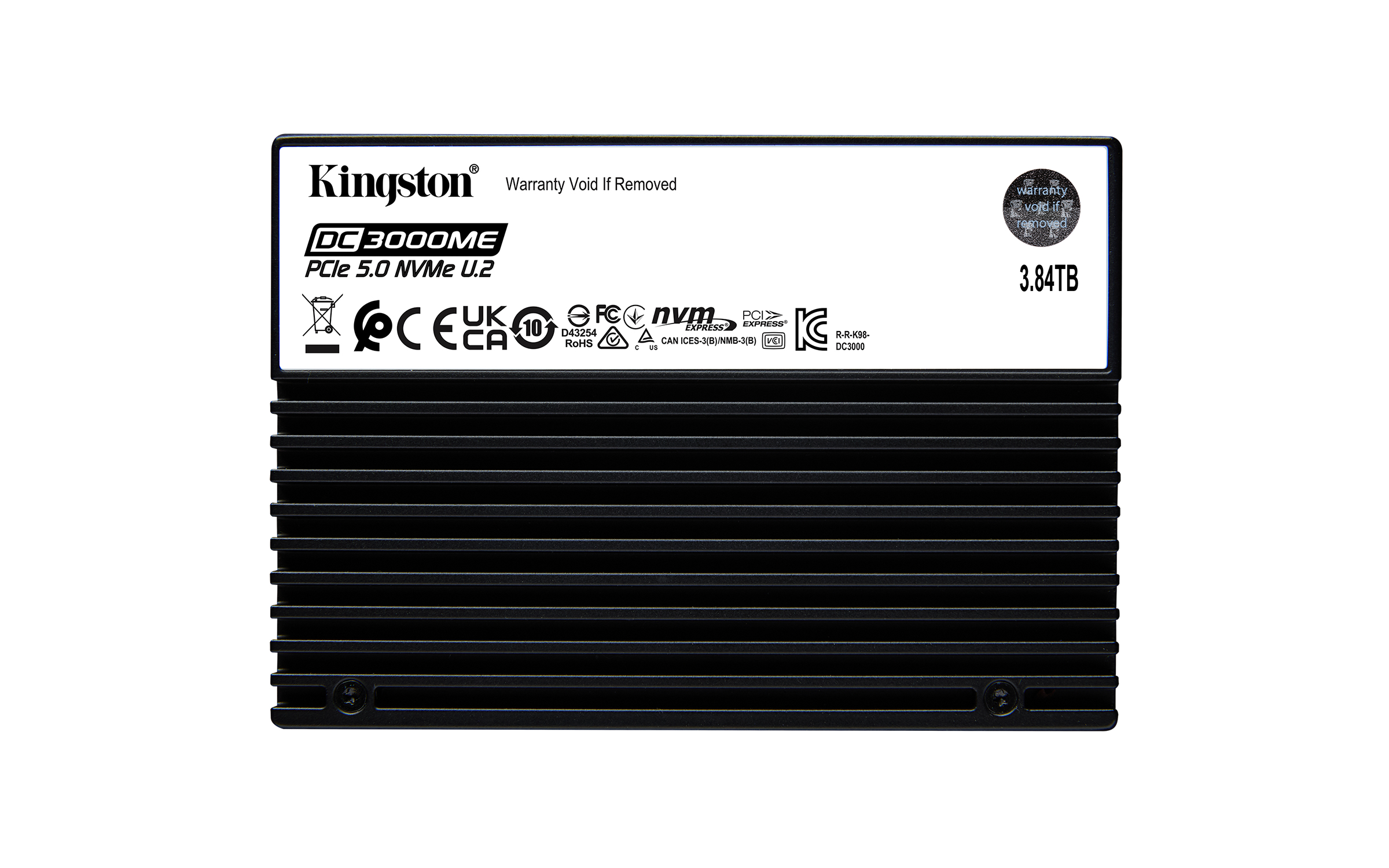 KINGSTON 3.84TB DC3000ME U.2 PCIe 5.0 NVMe TCG Op KINGSTON — view 2