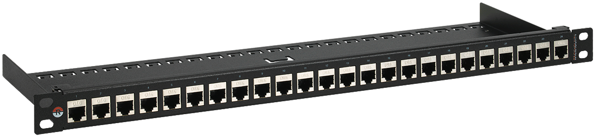 RACKMOUNT.IT PATCHPANEL 24 PORT-2/3U-BLACK FRAME-SHIE RACKMOUNT.IT — view 2
