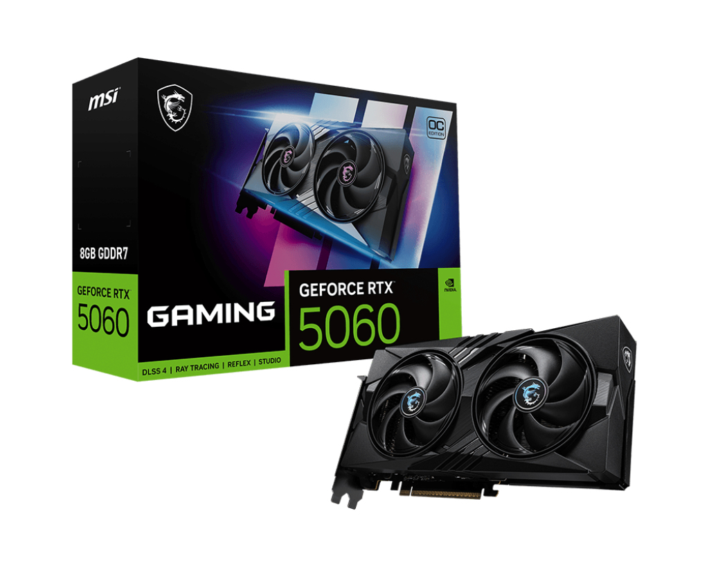 MSI GeForce RTX 5060 8G GAMING OC MSI — view 2