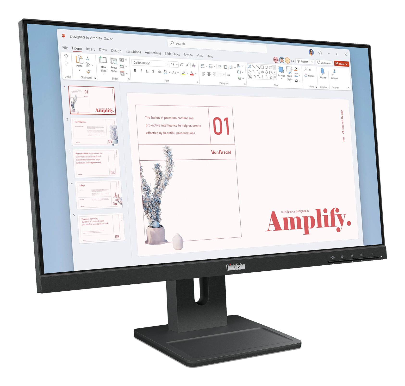 LENOVO E24-40 23.8IN FHD (VGA+DP+HDMI) 3YR LENOVO — view 4