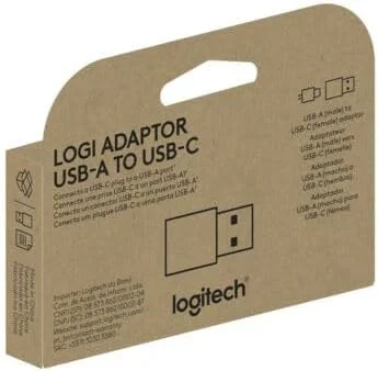 Logitech USB-A to C adaptor - GRAPHITE LOGITECH — view 2