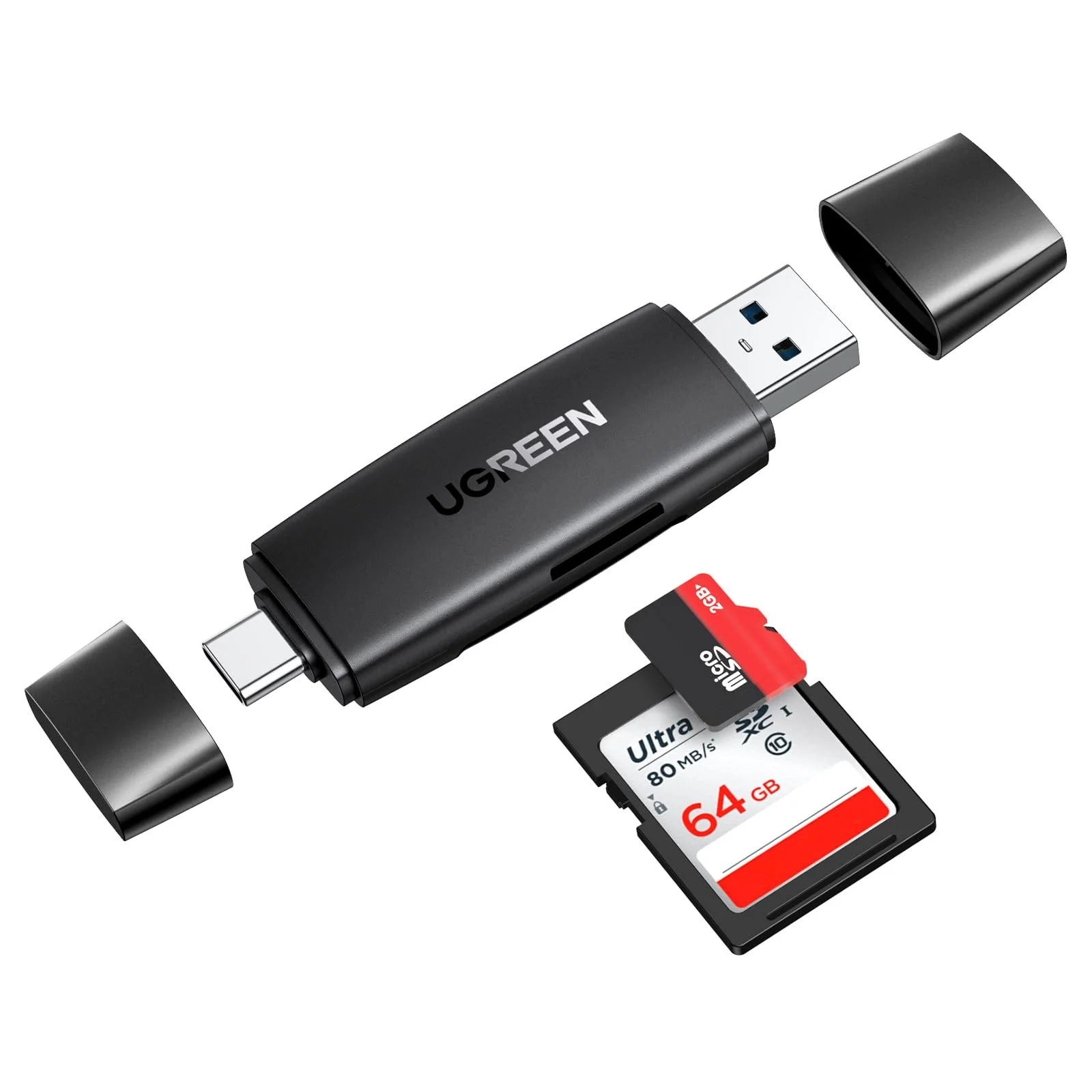 KONKA Ugreen USB-C +USB TF/SD 3.0 Card Reader KONKA — view 2