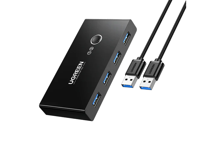 KONKA UGREEN 2 In 4 Out USB 3.0 Sharing Switch KONKA — view 2