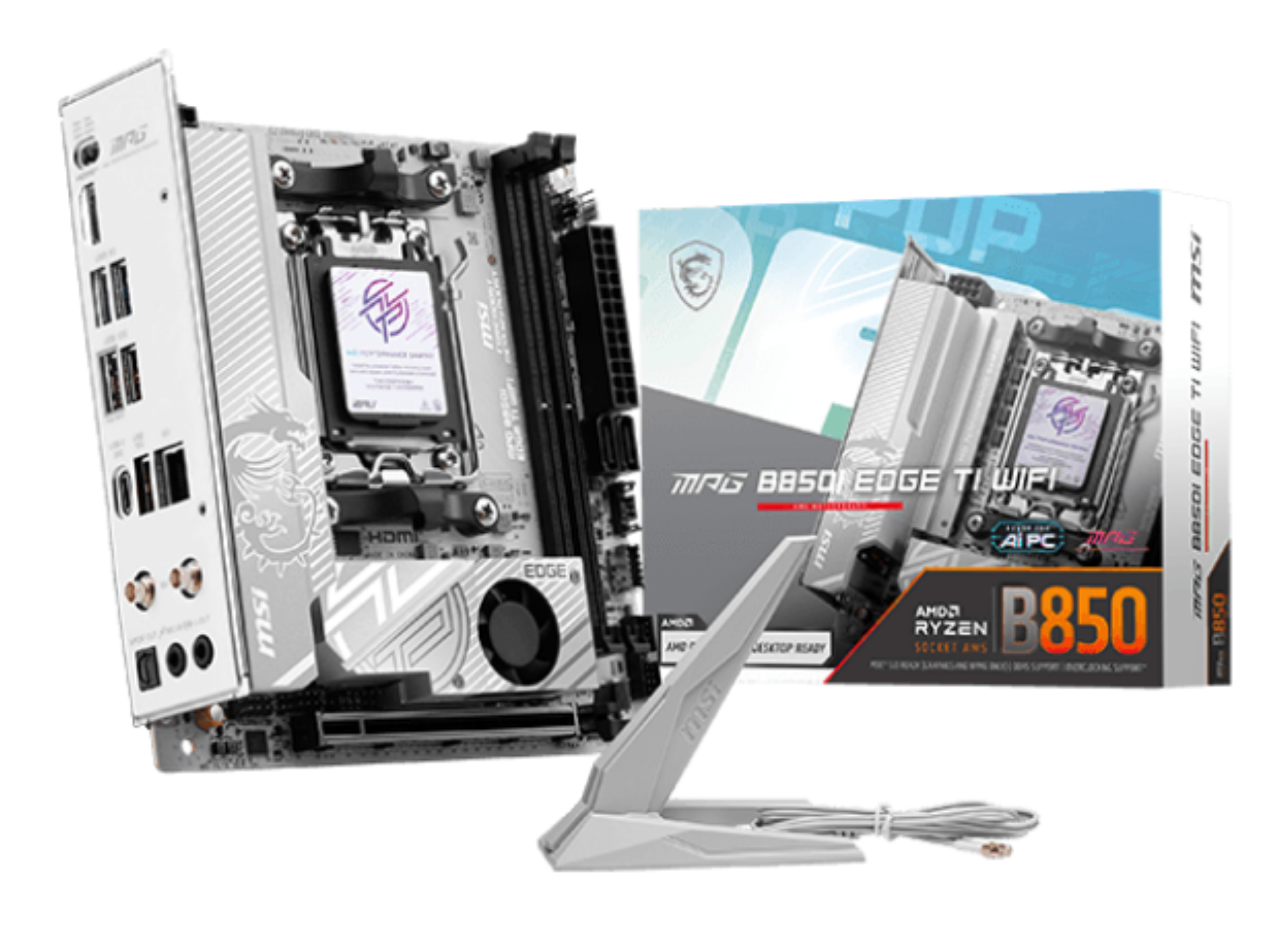 MSI MPG B850I EDGE TI WIFI MSI — view 2