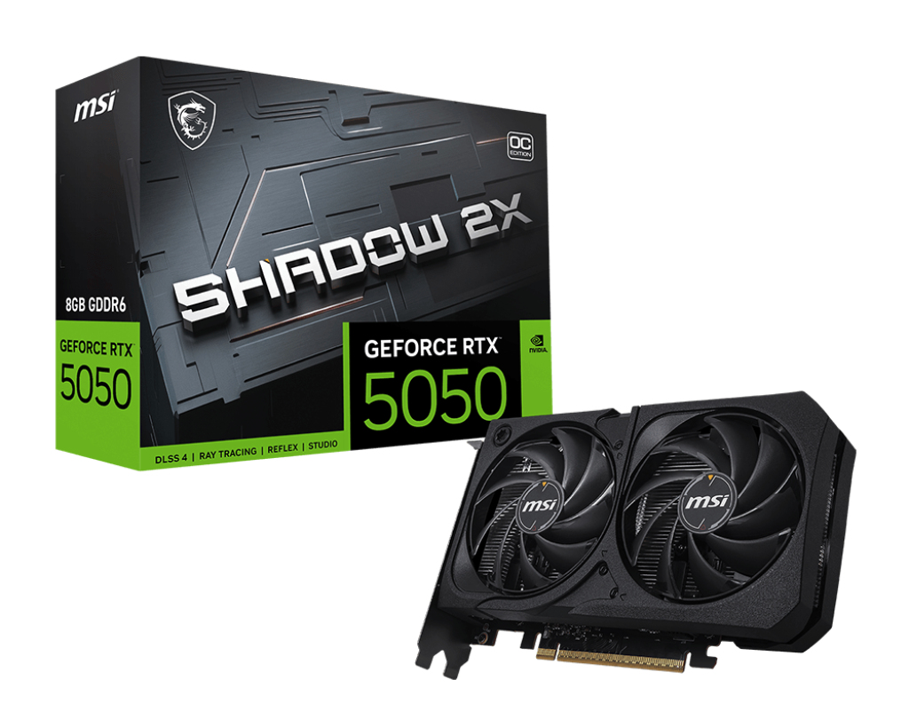 MSI GeForce RTX 5050 8G SHADOW 2X OC MSI — view 2