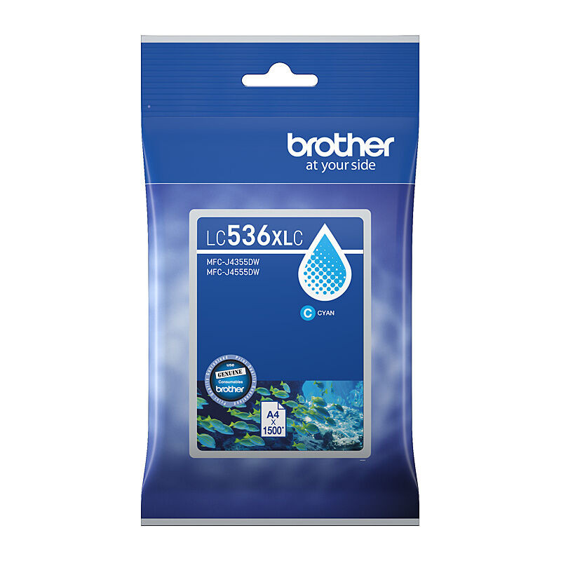 BROTHER LC536XLC Cyan Ink BROTHER — view 2