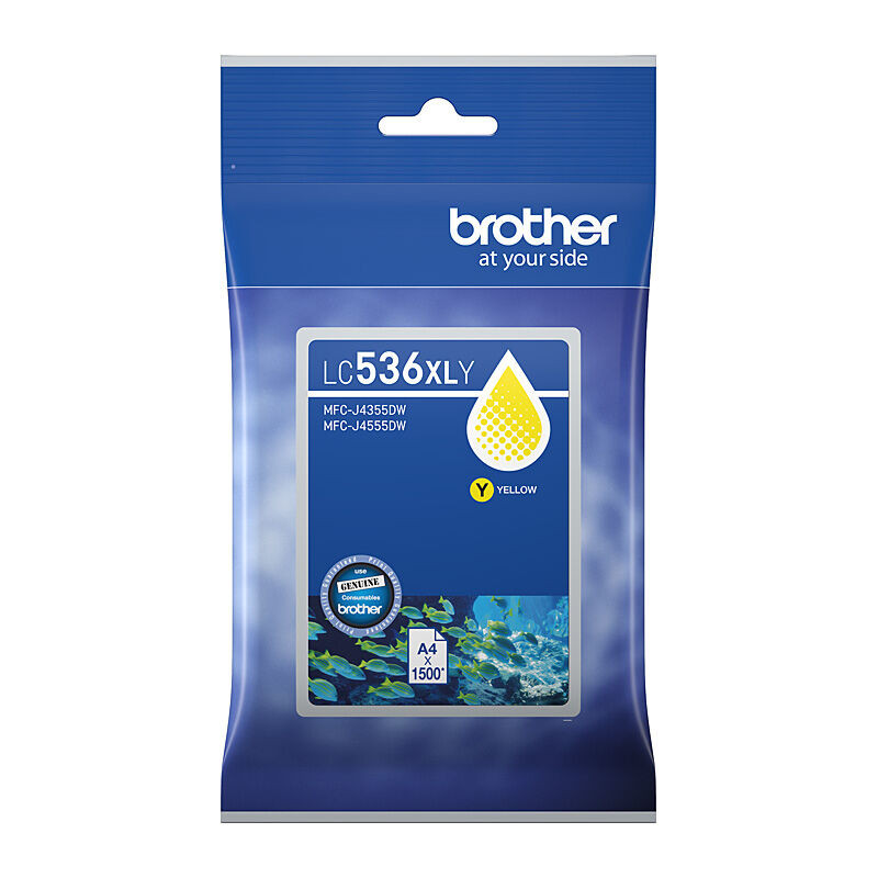BROTHER LC536XLY Yellow Ink BROTHER — view 2