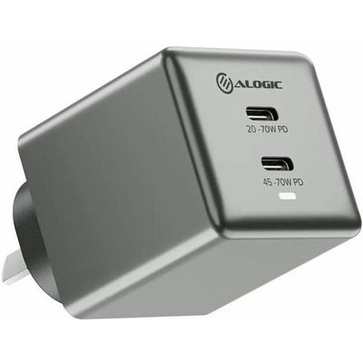 ALOGIC 2X70 Rapid Pwr 70W GaN Chrgr - 2xUSB-C ALOGIC — view 2