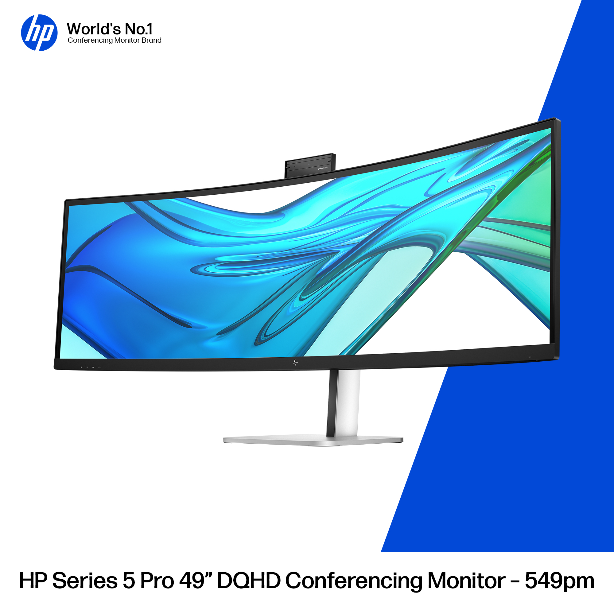 HP S5 Pro 549pm DQHD Conf MNTR HP — view 6