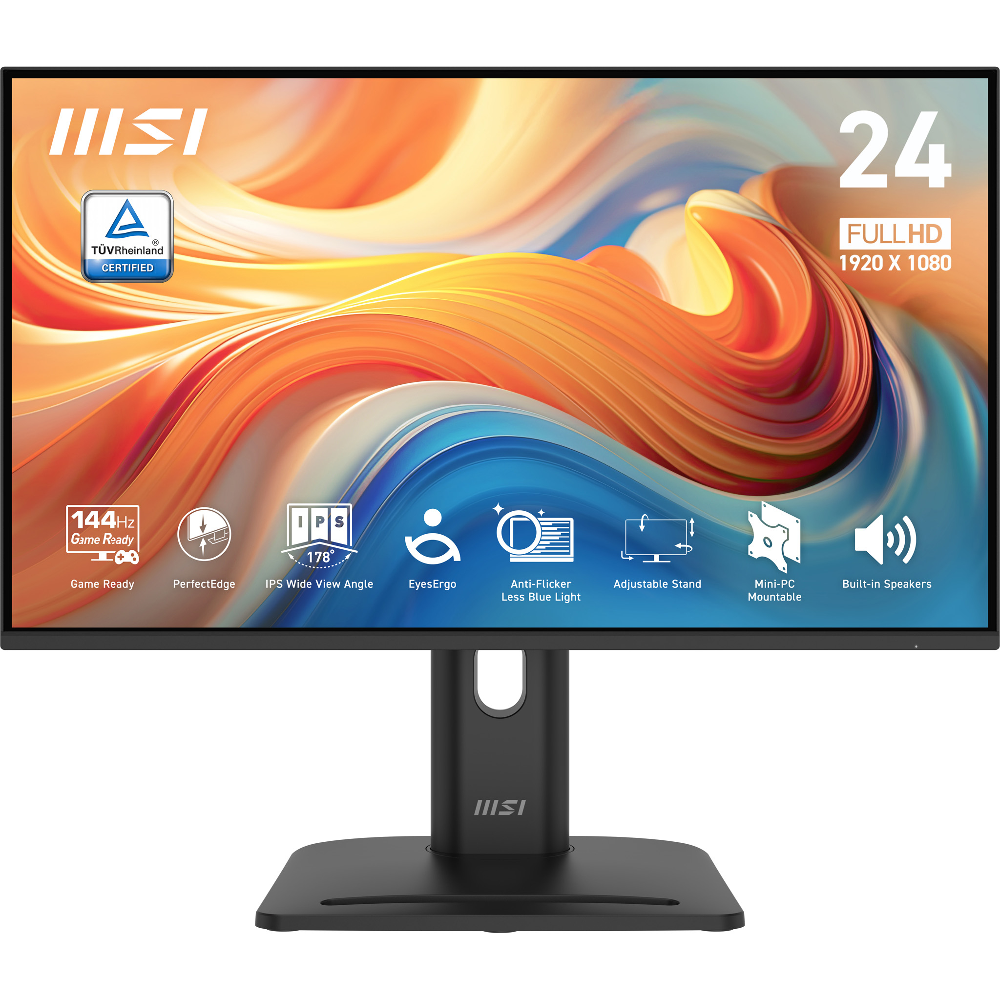 MSI BLACK 23.8in/IPS/FHD/144HZ/DP HDMI VGA 4 MSI — view 2