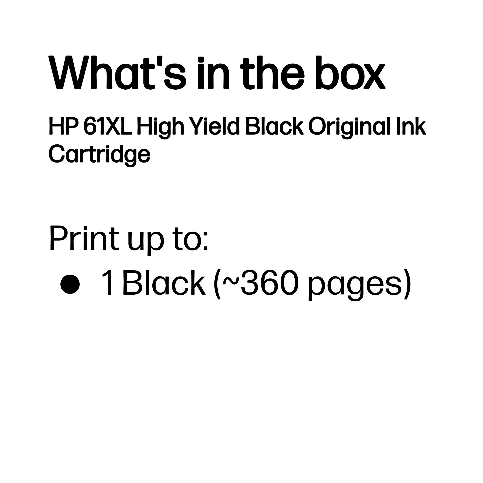 HP 61XL Black Original Ink Cartridge HP — view 5