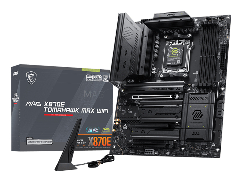 MSI MAG X870E TOMAHAWK MAX WIFI MSI — view 2
